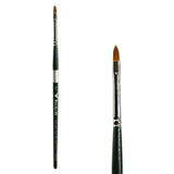 Trekell Golden Taklon #2 Cat's Tongue Brush -  Short Handle