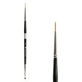 Trekell Golden Taklon #5/0 Liner Brush -  Short Handle