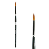 Trekell Golden Taklon #5 Round Brush -  Short Handle