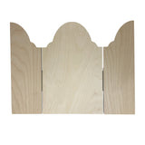 Trekell Gothic Cemetery Gate Altar Panel - Wooden Painting Canvas