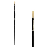 Trekell Hog Bristle Long Handle Artist Brush - Size #2 Long Filbert