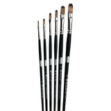 Trekell Legion Complete Filbert Brush Set - Long Handle