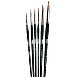 Trekell Legion Complete Round Brush Set - Long Handle