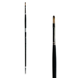 Trekell Legion #0 Long Filbert Brush - Long Handle