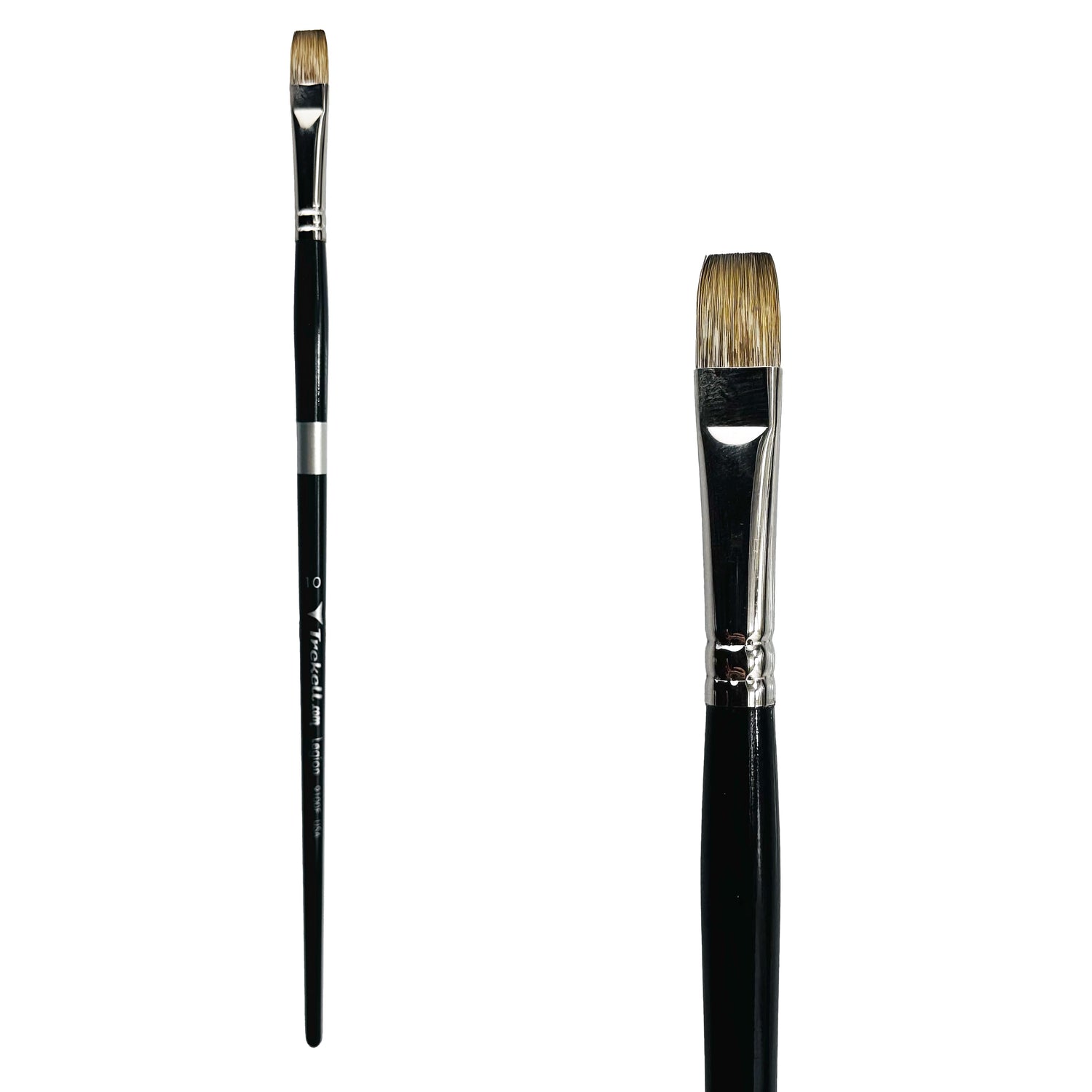 Trekell Legion #10 Flat Brush - Long Handle
