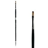 Trekell Legion #2 Filbert Brush - Long Handle
