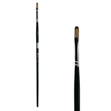 Trekell Legion #4 Filbert Brush - Long Handle