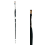 Trekell Legion #4 Flat Brush - Long Handle