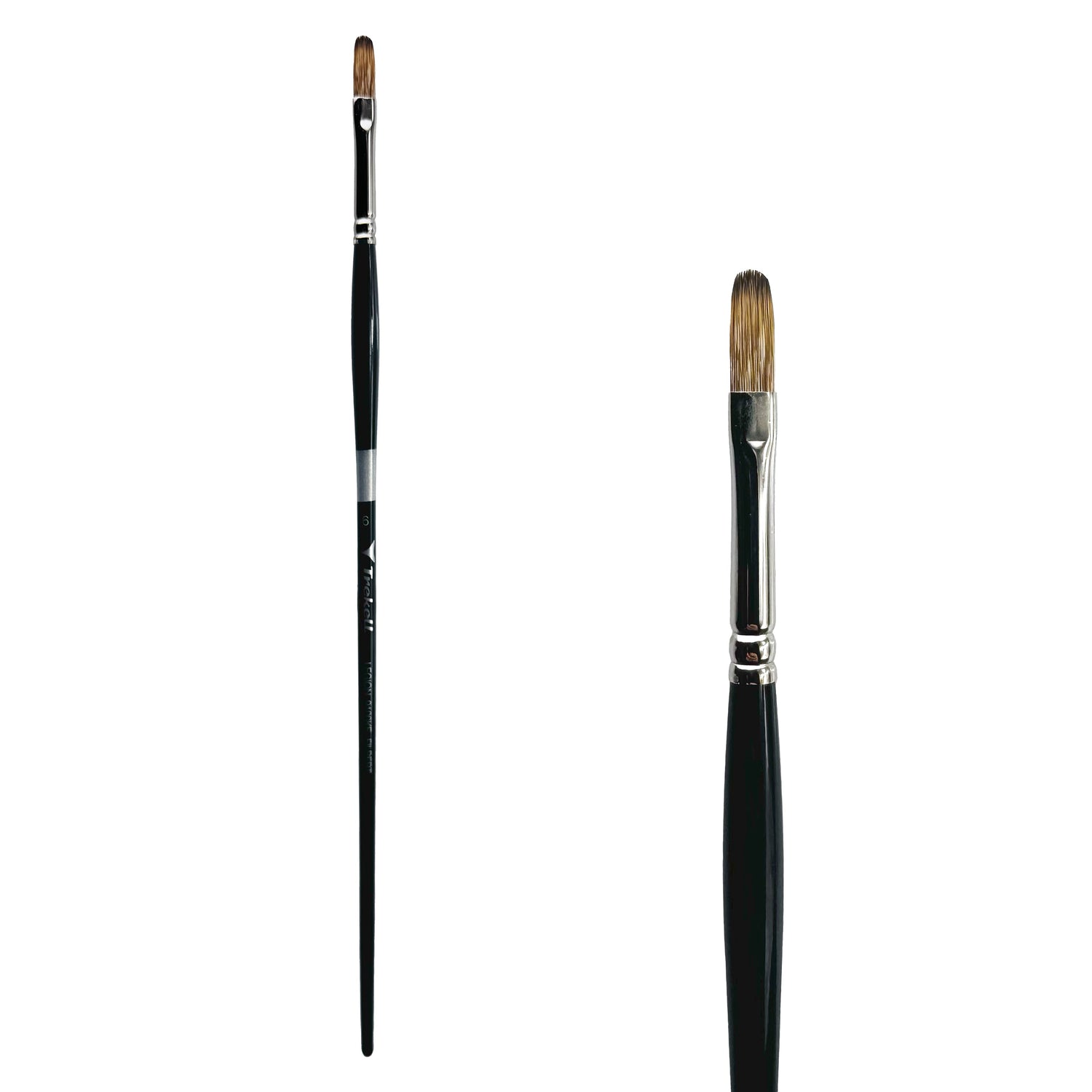 Trekell Legion #6 Filbert Brush - Long Handle
