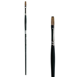 Trekell Legion #6 Long Flat Brush - Long Handle