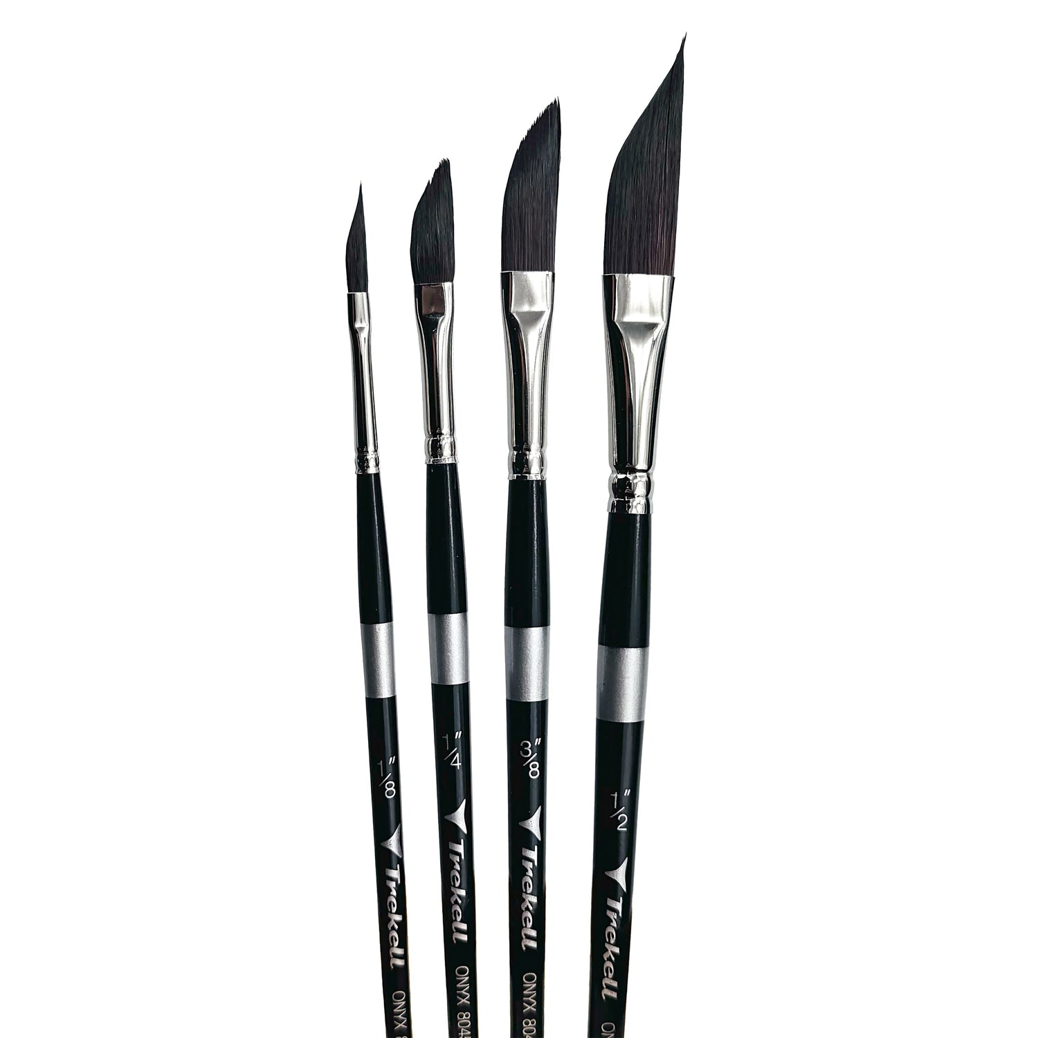 Trekell Onyx Complete Dagger Brush Set - Short Handle