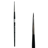 Trekell Onyx #0 Round Brush - Short Handle