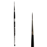 Trekell Onyx #10/0 Script/Rigger Brush - Short Handle