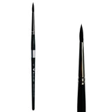 Trekell Onyx #4 Round Brush - Short Handle