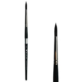 Trekell Onyx #6 Round Brush - Short Handle