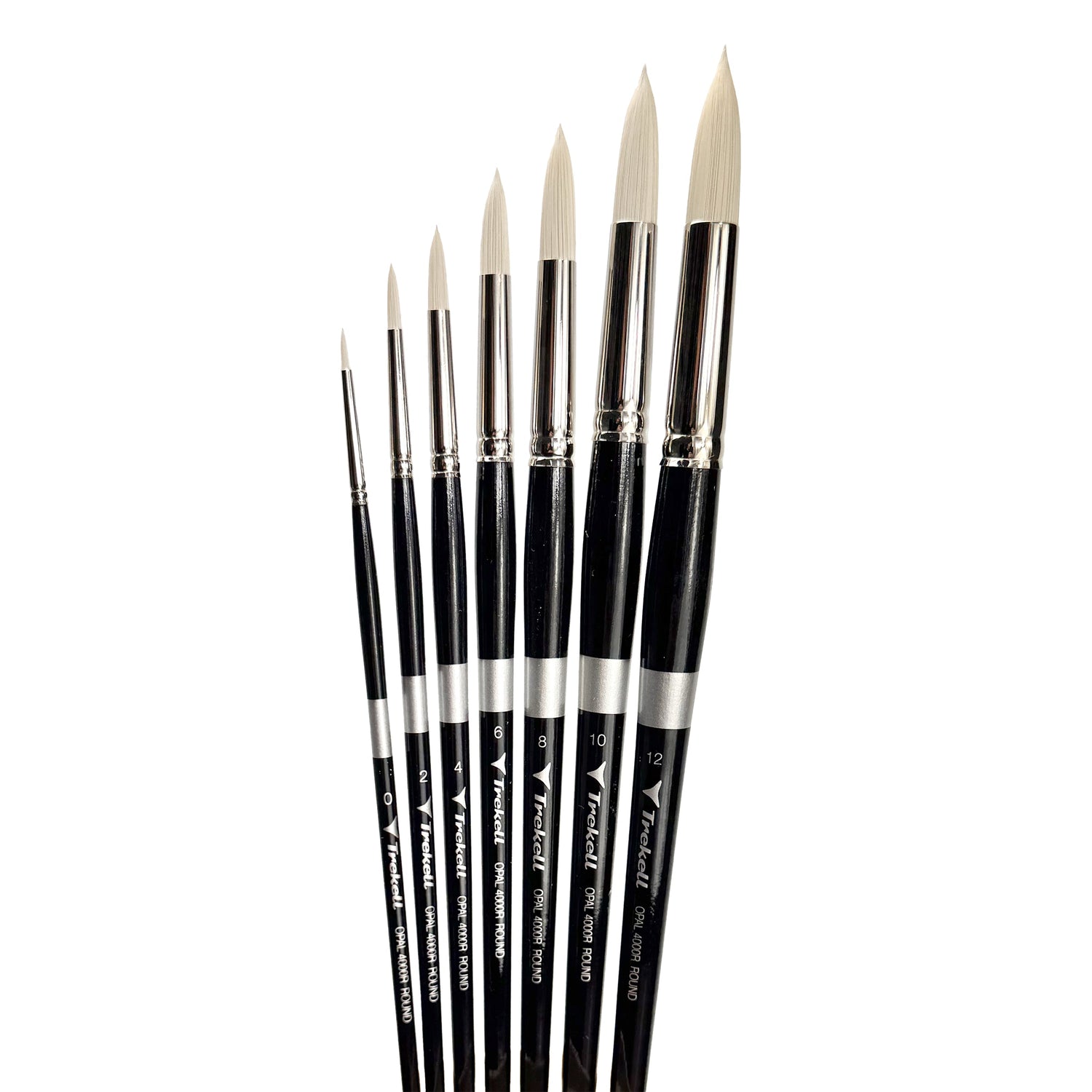 Trekell Opal Complete Round Brush Set - Long Handle