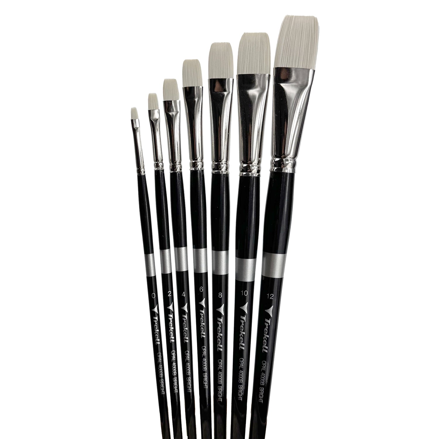Trekell Opal Complete Bright Brush Set - Long Handle