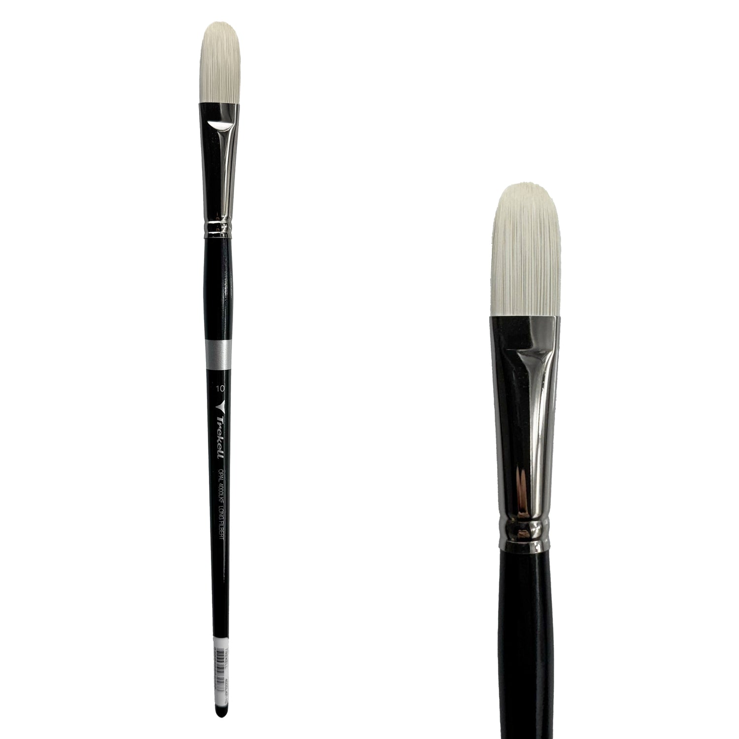 Trekell Opal #10 Long Filbert Brush - Long Handle