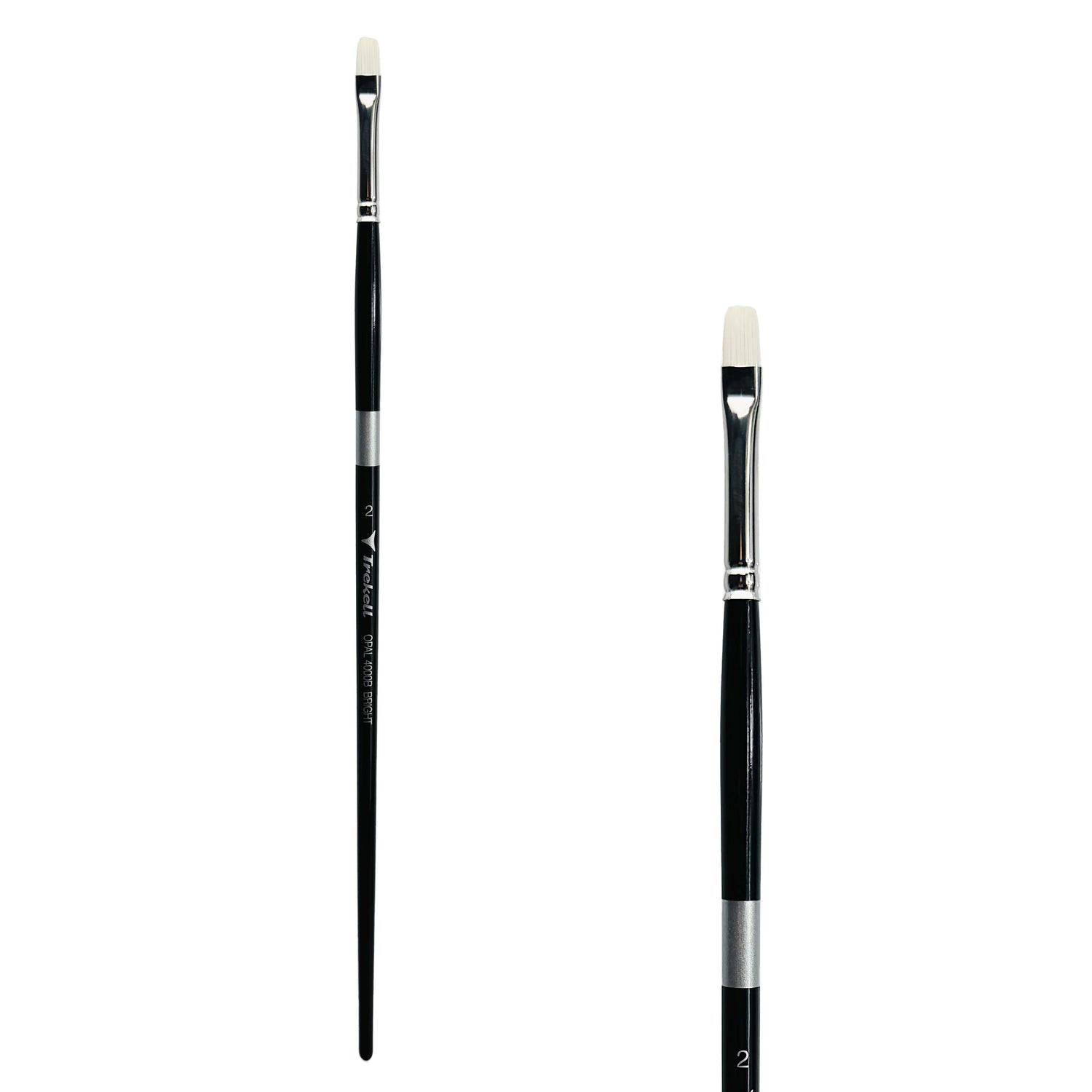 Trekell Opal #2 Bright Brush - Long Handle