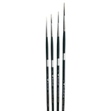 Trekell Spectrum Complete Script/Rigger Brush Set - Long Handle