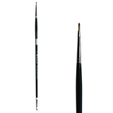 Trekell Spectrum #0 Filbert Brush - Long Handle