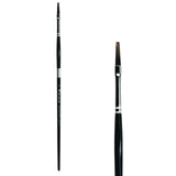 Trekell Spectrum #0 Long Flat Brush - Long Handle