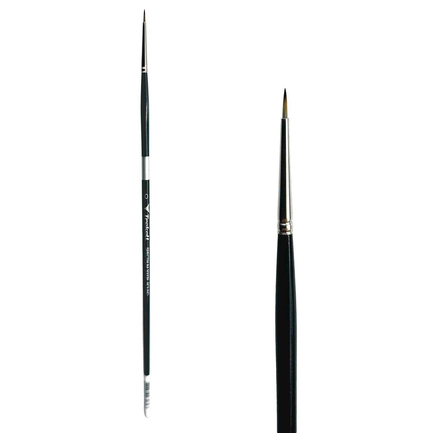 Trekell Spectrum #0 Round Brush - Long Handle