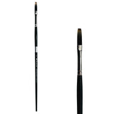 Trekell Spectrum #2 Long Flat Brush - Long Handle