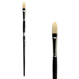Trekell Hog Bristle Long Handle Artist Brush - Size #6 Filbert