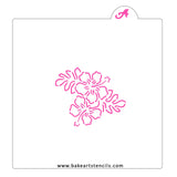 Tropical Flowers PYO Cookie Stencil