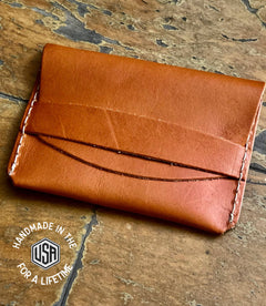 Leather Tuck Wallet - USA Made by The Local Branch