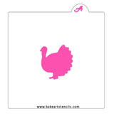 Turkey Cookie Stencil