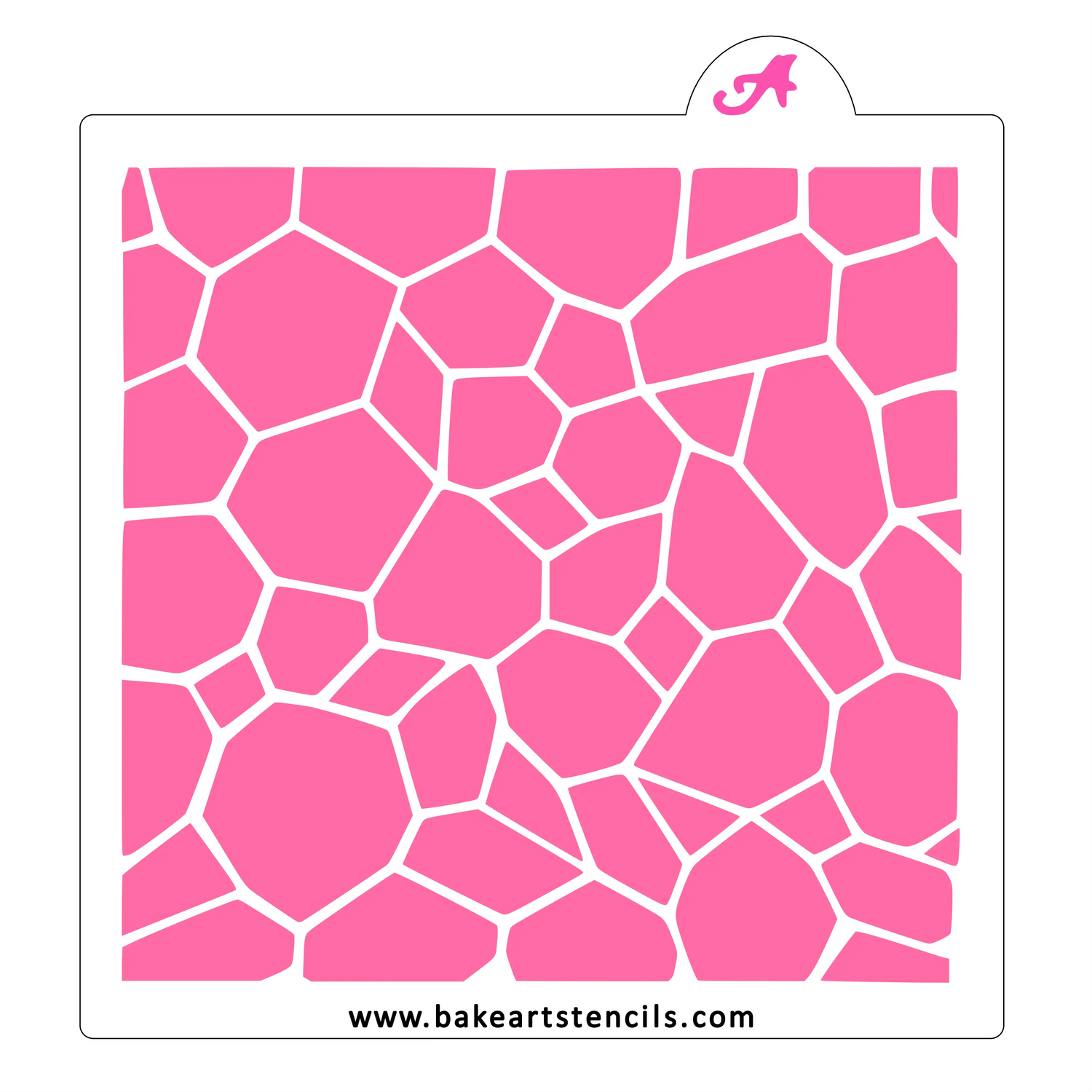 Turtle Shell Pattern Cookie Stencil
