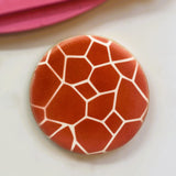 Turtle Shell Pattern Cookie Stencil