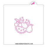 Tutti Fruit PYO Cookie Stencil