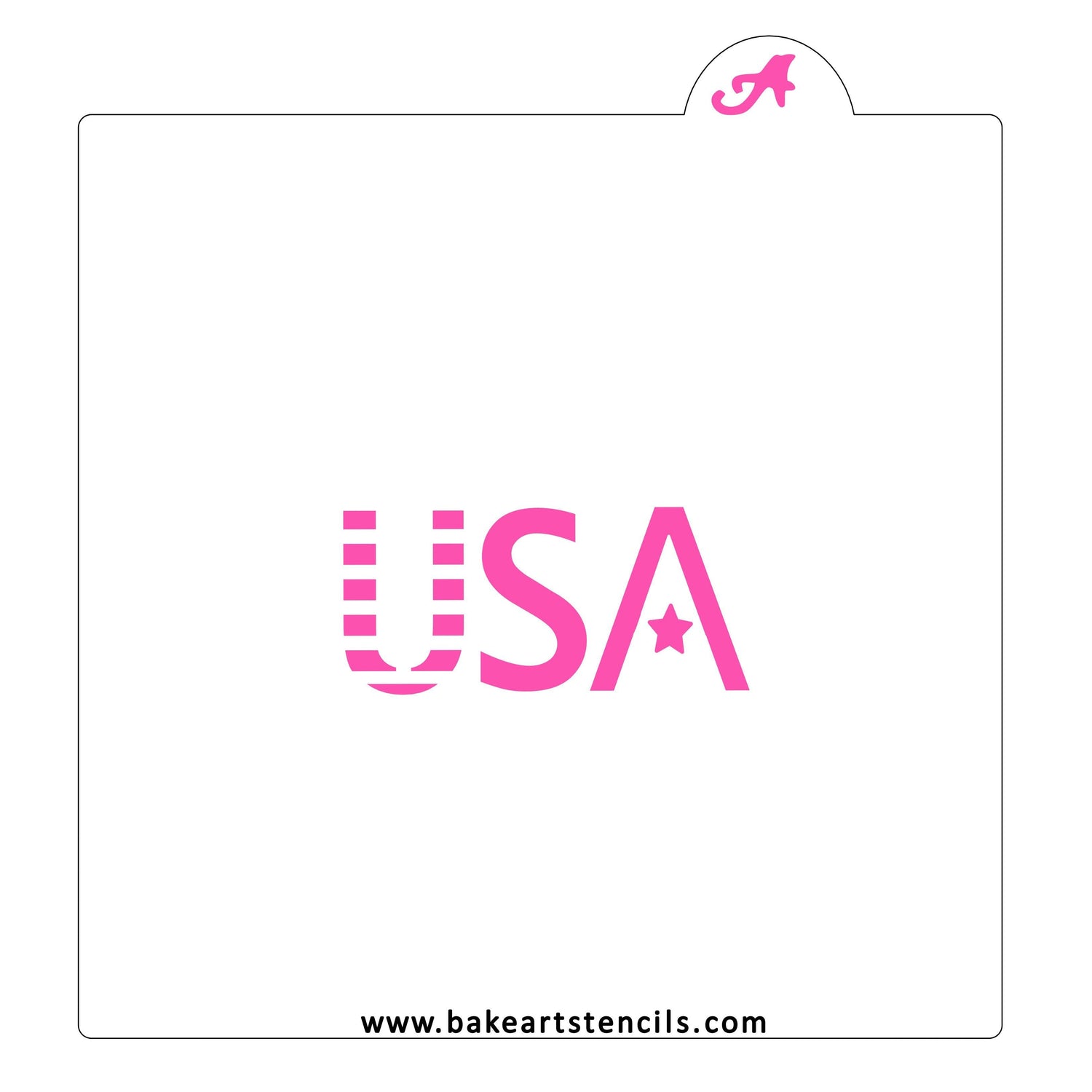 USA Cookie Stencil