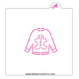 Ugly Christmas Sweater Gingerbread PYO Stencil