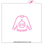 Ugly Christmas Sweater Ornament PYO Stencil