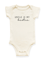 Uncle is my Bestie Organic Baby Bodysuit by Tenth & Pine