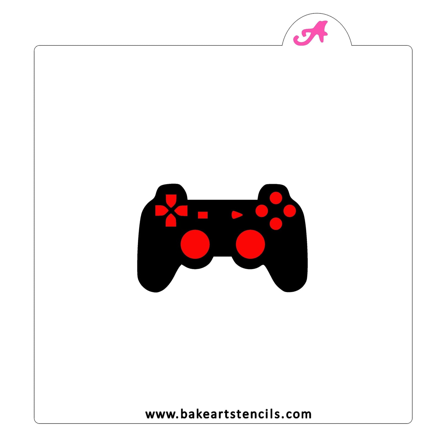 Video Game Controller Stencil