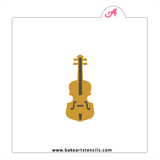 Violin Cookie Stencil