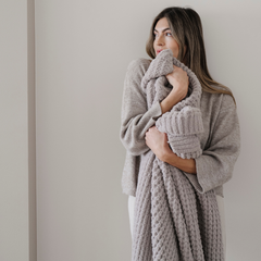 Waffle Knit Throw Blankets by Saranoni, product image 7