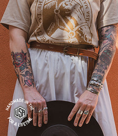The Wanderer Belt - USA Made by The Local Branch
