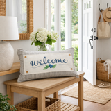 PANEL ONLY: RECTANGLE Entry, Garden, Between Holidays, House Warming, Host, Mother's Day Neutral; NEW WELCOME