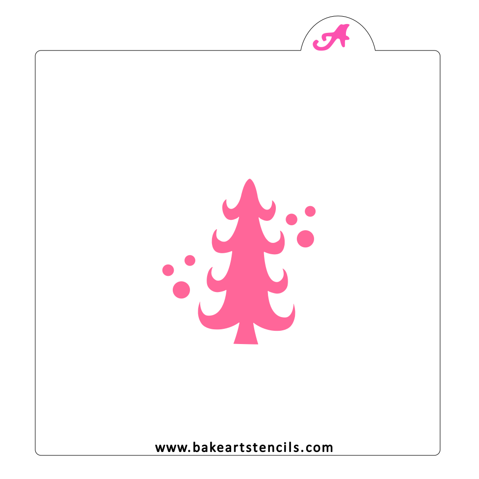 Whimsy Trees Cookie Stencil