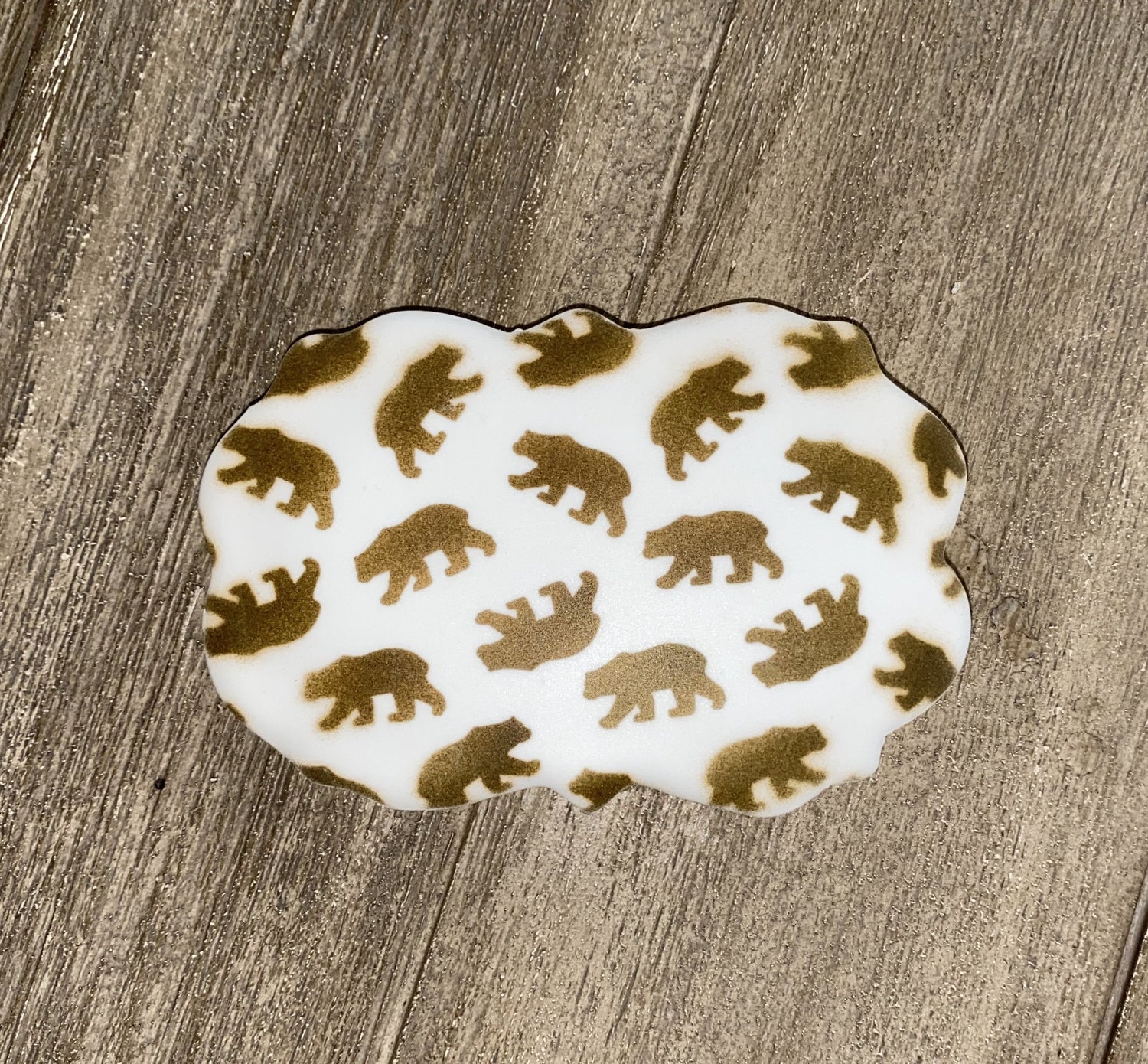 Wild Bears Pattern Cookie Stencil