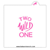 Wild One Two Wild Cookie Stencil