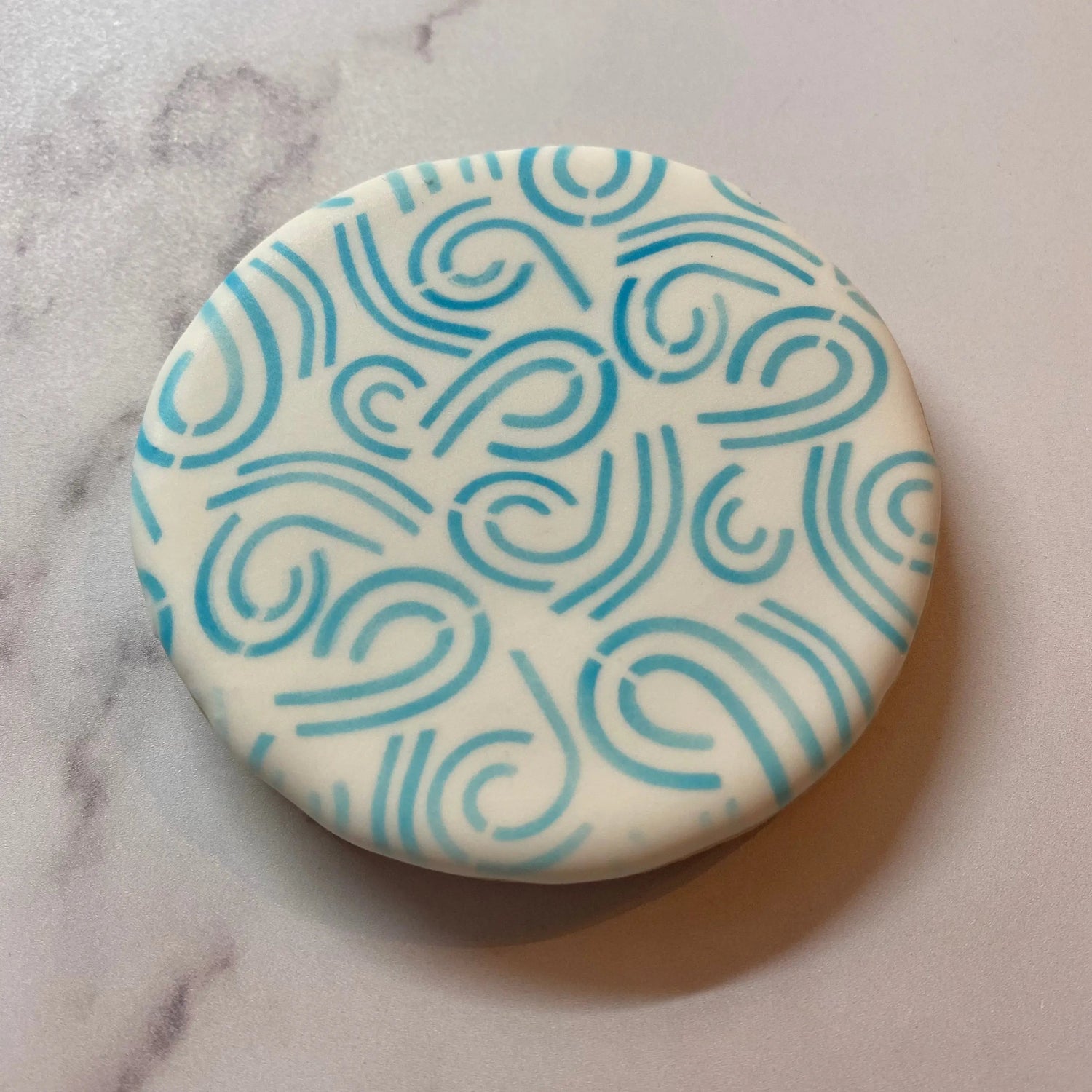 Windy Sky Pattern Cookie Stencil
