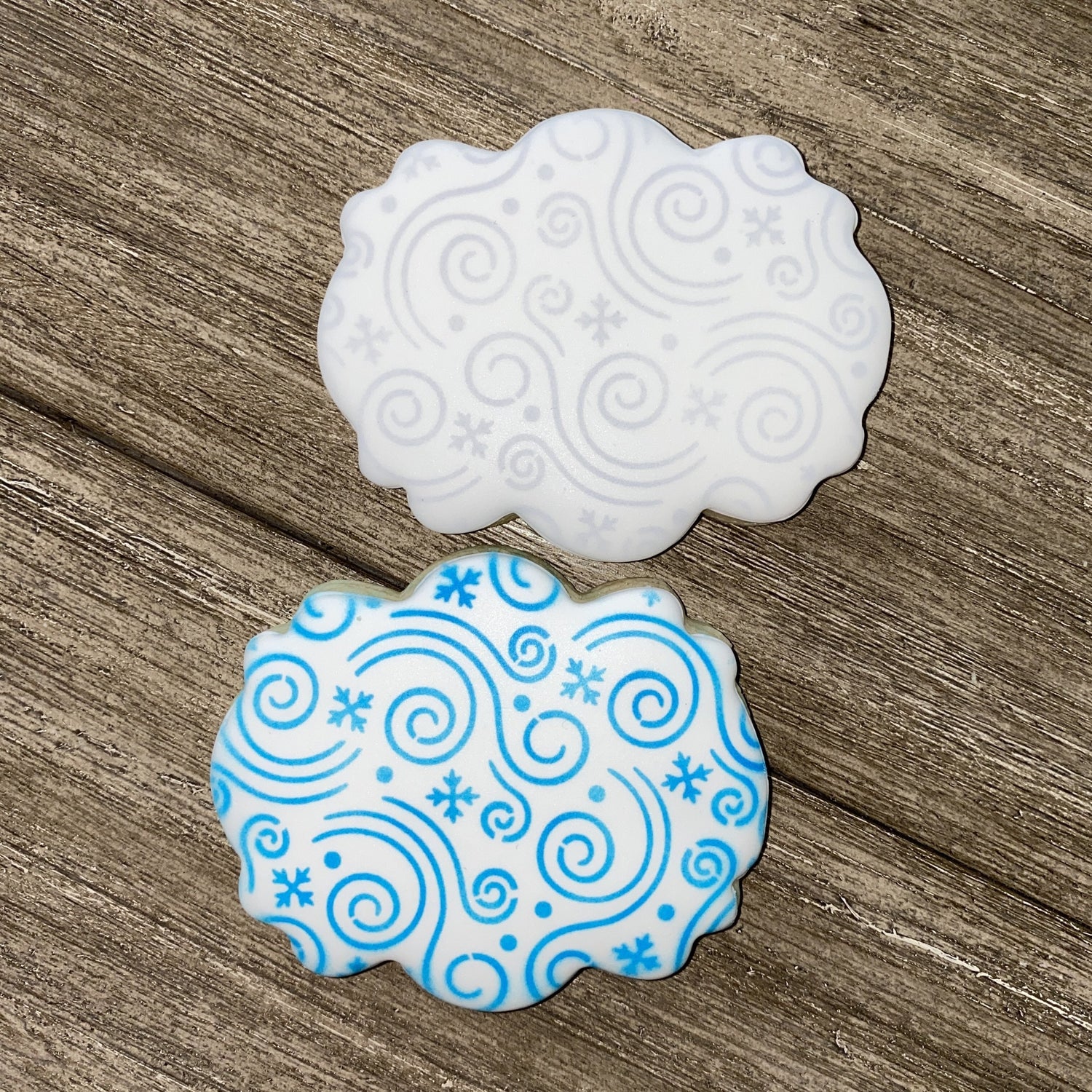 Windy Winter Pattern Stencil
