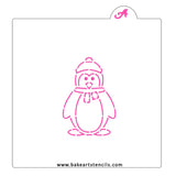Winter Penguin PYO Stencil